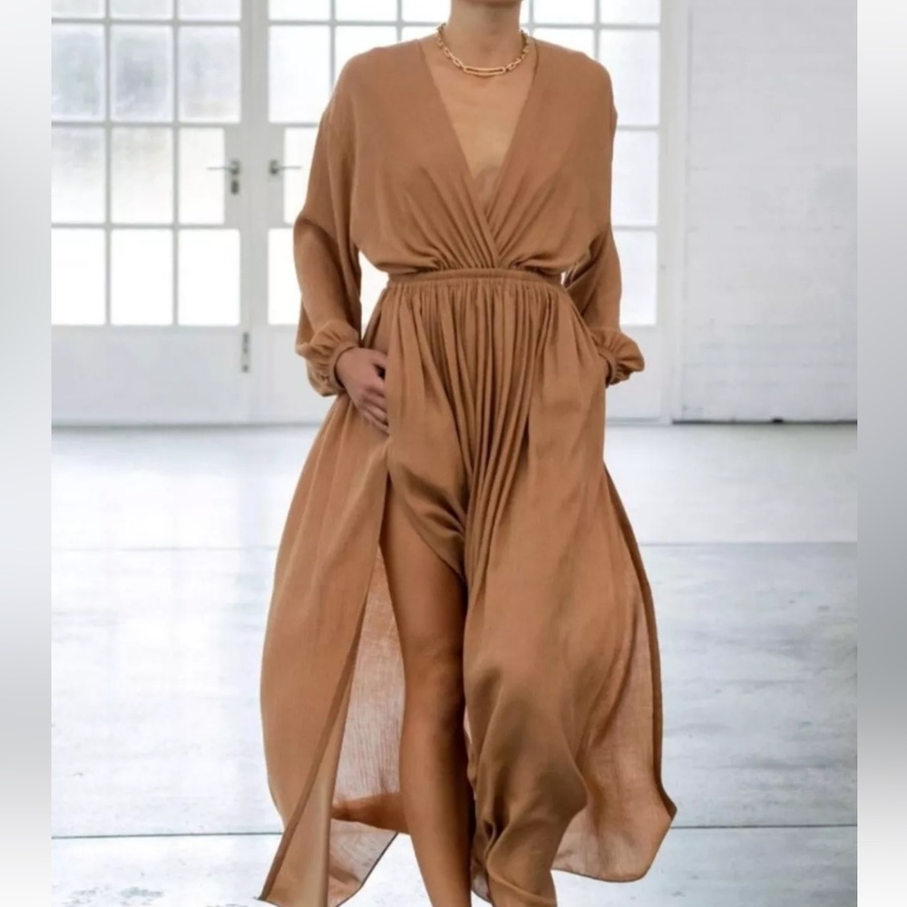 Matteau long beach dress size 5 with tags us 10